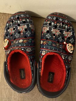 Disneyland Christmas Mickey Crocs