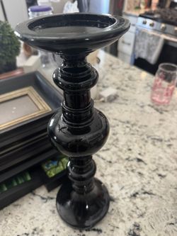 Black Candle Holder