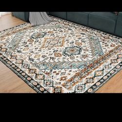 8x10 Brand New Area Rug Foldable Washable And Nonslip 