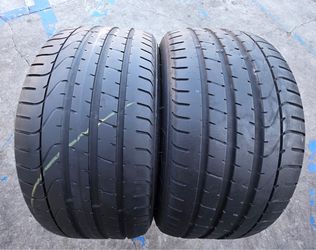 2 USED TIRES PIRELLI 245/35/20