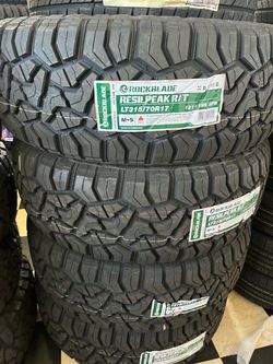 📲✔️Lt315/70/17 Vendo set de Llantas nuevas rock blade