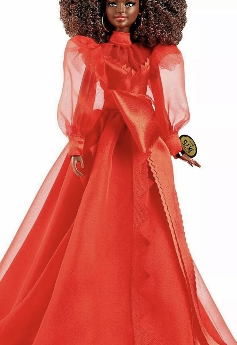 Barbie Collector Mattel 75th Anniversary Doll (12-In Brunette) In Red Gown