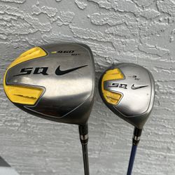 Nike Driver And 3 Wood.   SQ