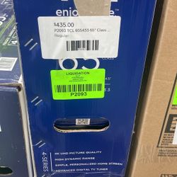 TCL 65S433 65 Class 4K Ultra HD Roku Smart TV L2