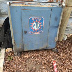 Vintage sun service tool cart