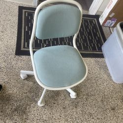 Blue Swivel Chair IKEA 