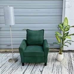 Modern Green Accent Chair 🪑✨ LIKE NEW | Clean & Sanitized | Delivery Available 🚚
