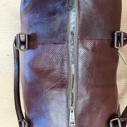 The Monarch Heritage Top-Grain Cow Leather Gym Duffle bag