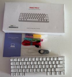 Anne Pro White 60% Mechanical Keyboard