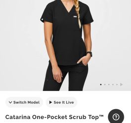 Figs Scrub Top