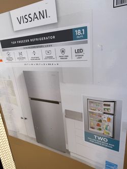 Stainless steel refrigerator 18 cubic