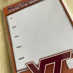 VT - Virginia Tech Invitation Cards. 10 - You’re Invited. New