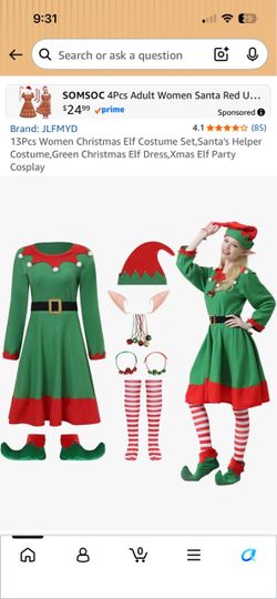 Elf Costume Womens Small