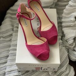 Alex Marie Bevali Geranium Heel Size 6.5