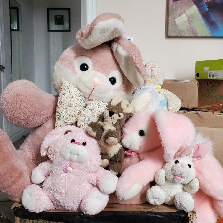 Stuffed Animals Bunnies
