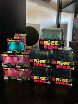 Nee Doh Nice Cube & Nice Berg Squish Toys