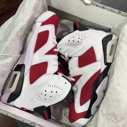 Size 9.5 Carmine 6s 