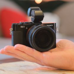 Sony RX1 Full Frame compact camera with FDA-EV1M Sony Viewfinder