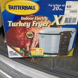 Electric Turkey Fryer - Boil And Steams