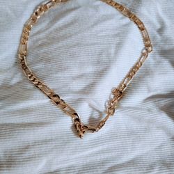14K Gold Plated Brass Cuban Link Chain
