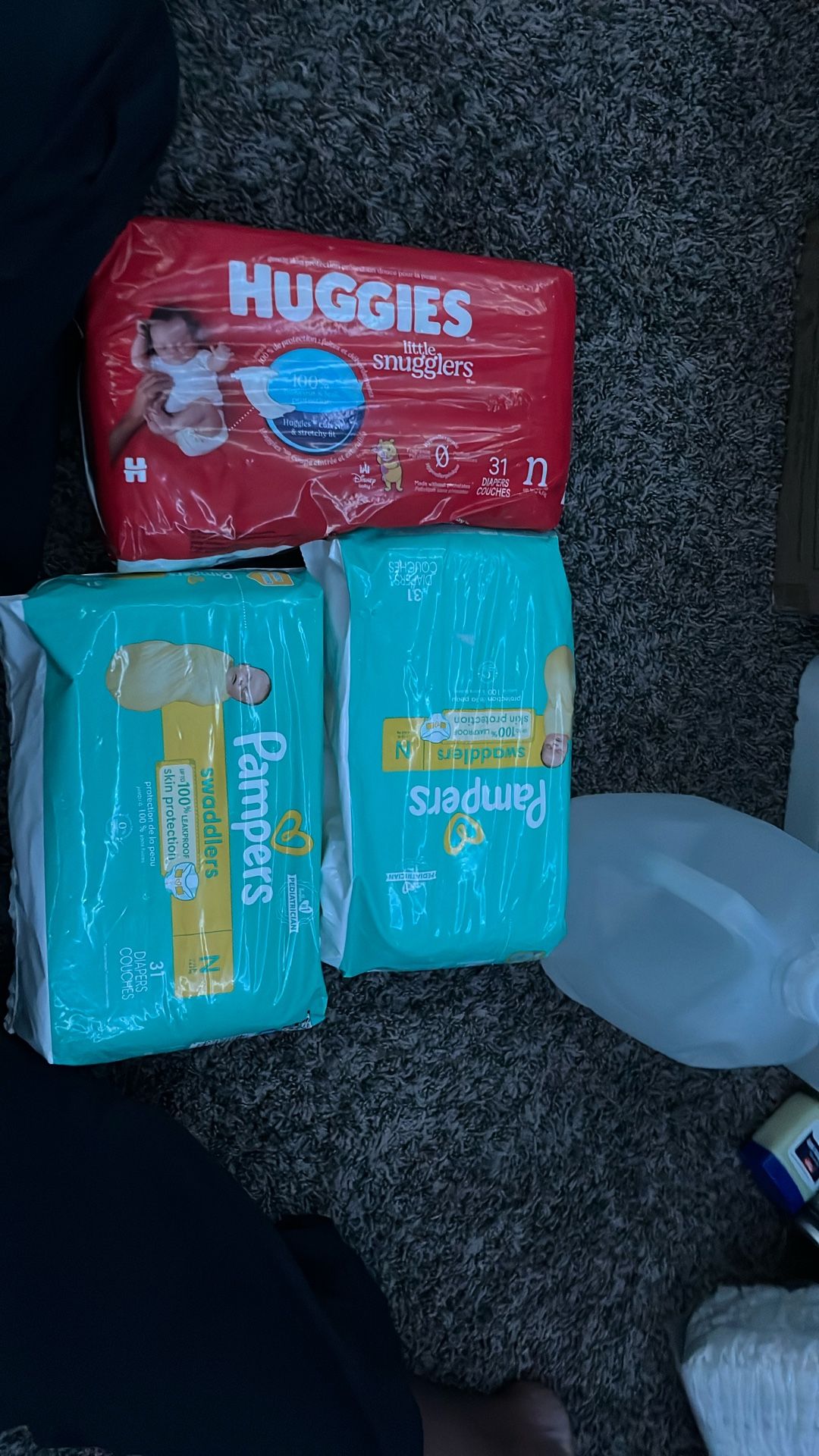 Pampers and Huggies