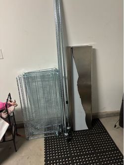 Commercial bakers rack and kitchen shelving