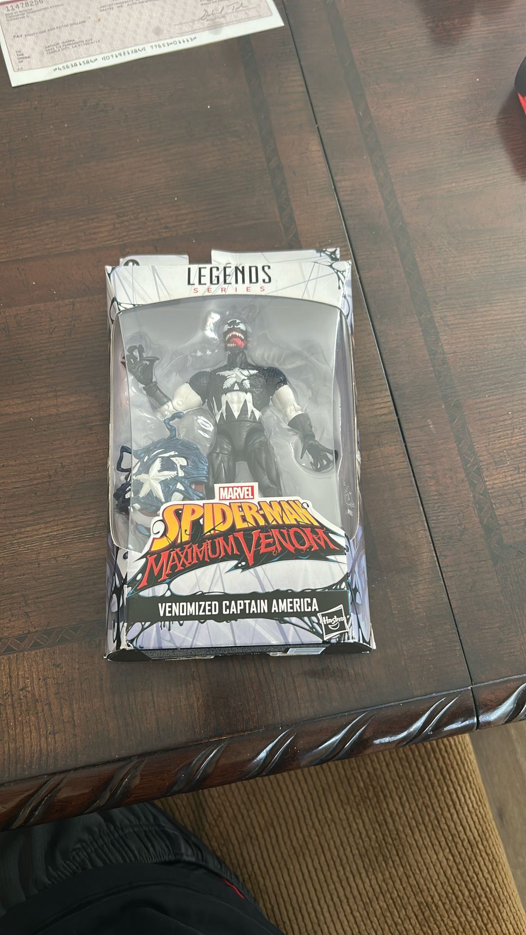 Spider-Man Maximum Venom Captain America, Legend Series New