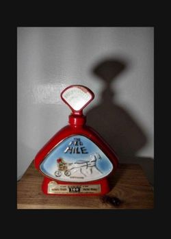 70's JIM BEAM EMPTY BOTTLE DECANTERS