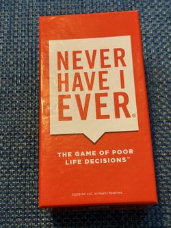 Never Have I Ever Card Game