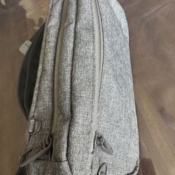 Gray fanny pack