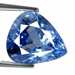 AIG Certified 3.93Ct Natural Sri Lankan Cornflower Blue Sapphire