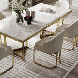 Modern Dining Table For 4-6( Table Only)