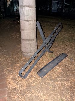 Motorcycle rack hitch