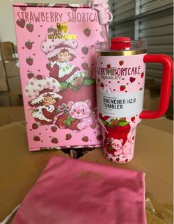 Custom Laser Engraved Strawberry Shortcake 40oz Tumbler