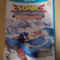 Sonic & All-Stars Racing Transformed (Wii U) - CIB Complete - Authentic & Tested