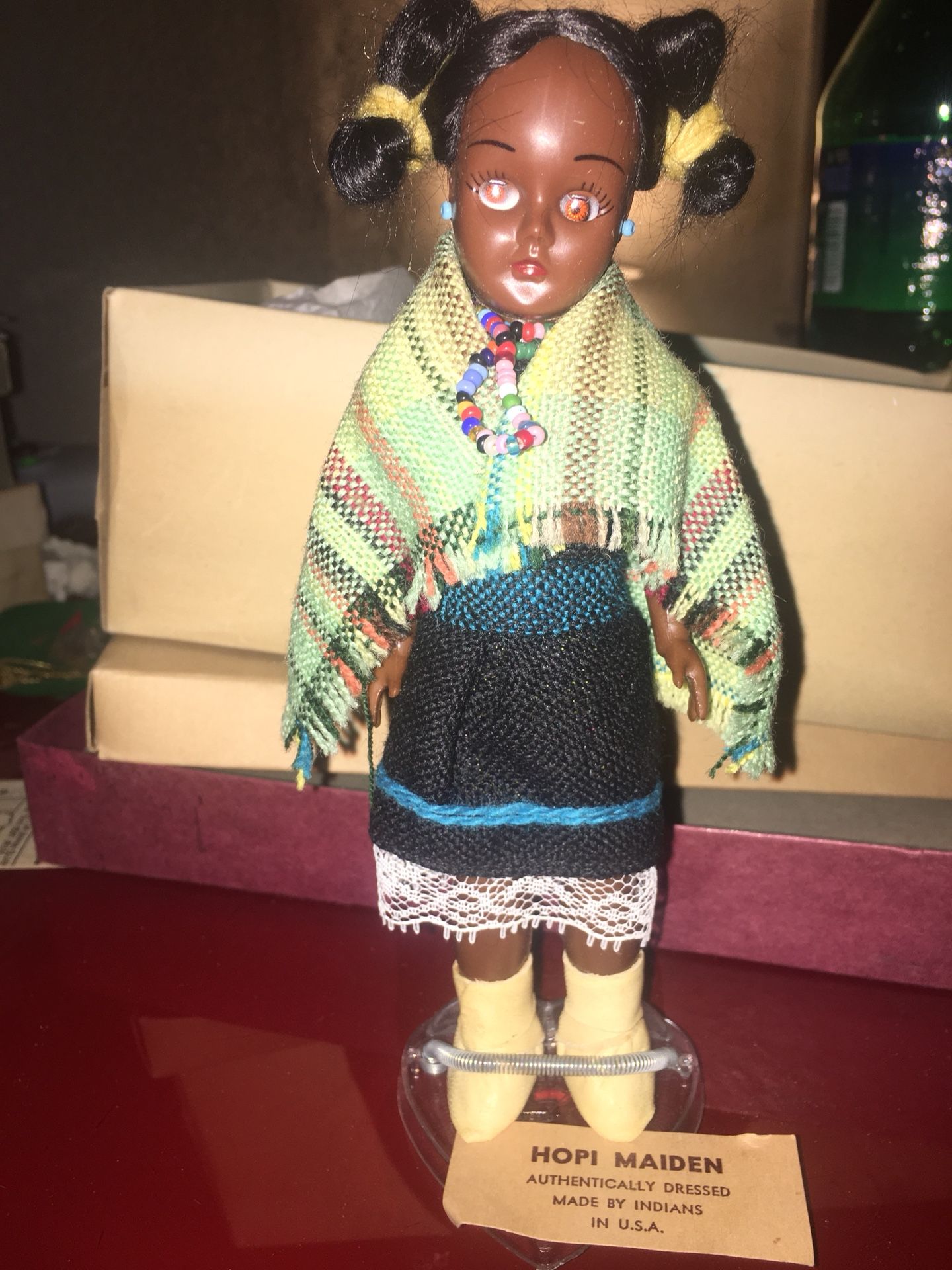 Vintage made by Indians doll