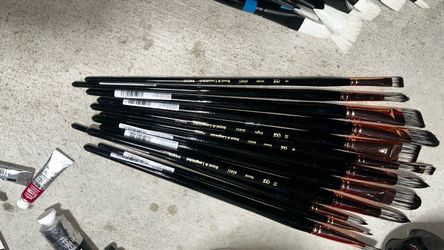 Royal and Langnickel acrylic/oil brushes