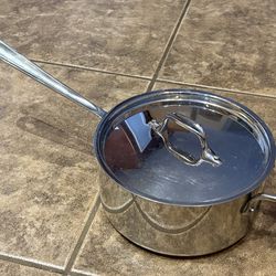 All-Clad 3 quart double handle sauce pan