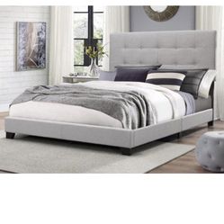 King Bed Frame - Headboard, Footboard & Rails(mattress is extra)