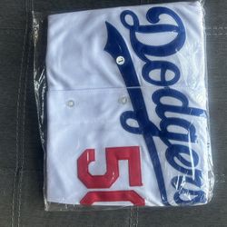 LA Dodgers Mookie Betts #50 Size Large White Los Angeles