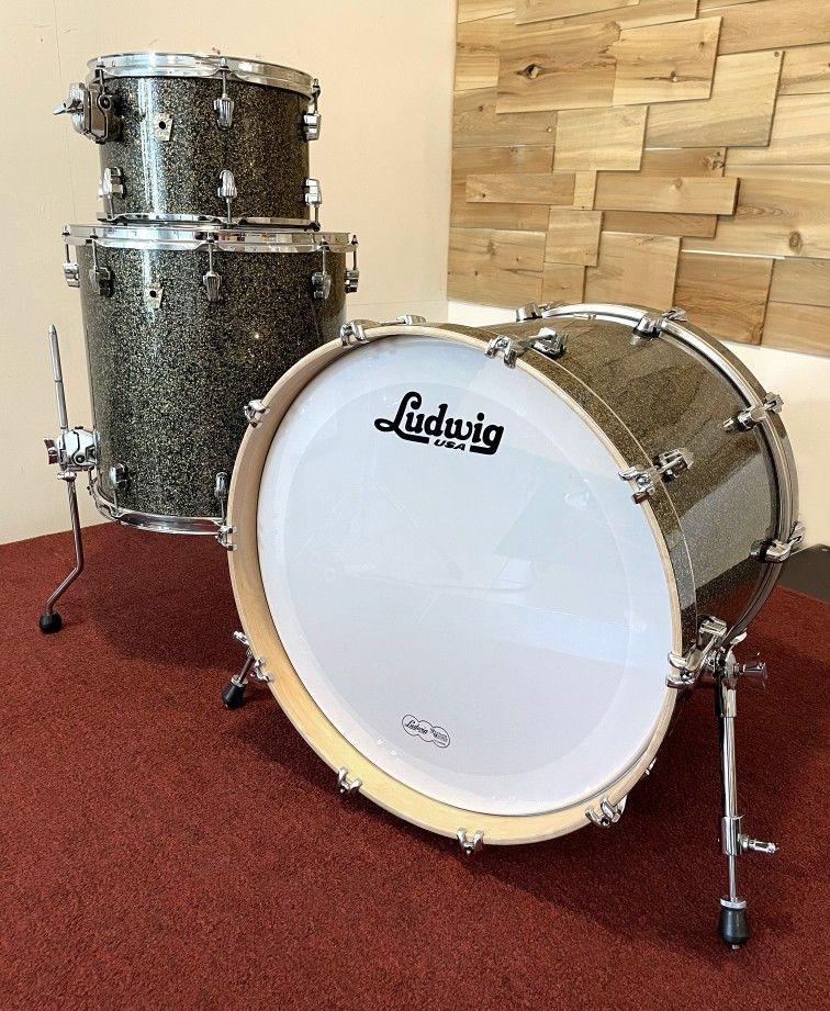 Ludwig "Keystone Series" Power Beat (3pcs Shell Pack) Granite Glitter