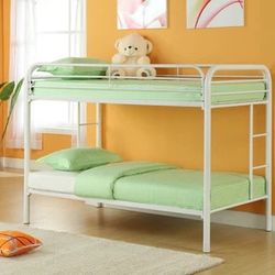 Twin / Twin Metal Bunk Bed