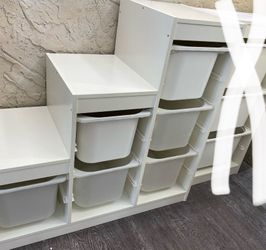 IKEA TROFAST Storage Unit w/ Bins - Local Delivery Available for an Fee - See My Other Items😎