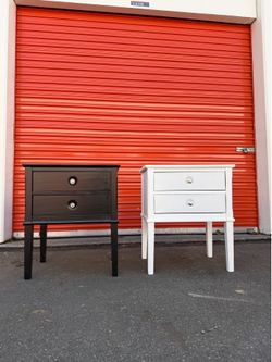 Solid wood nightstand
