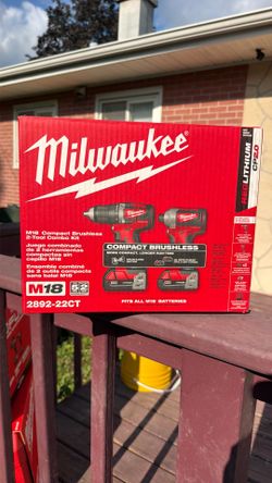 Milwaukee m18 compact brushless 2 tool combo kit