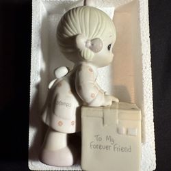 1987 Precious Moments 'Sharing is Universal' Figurine, Still New in Box