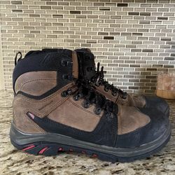 Red Wing Tradesman 6613 Mens Size 11 D Waterproof Leather Steel Toe Boots