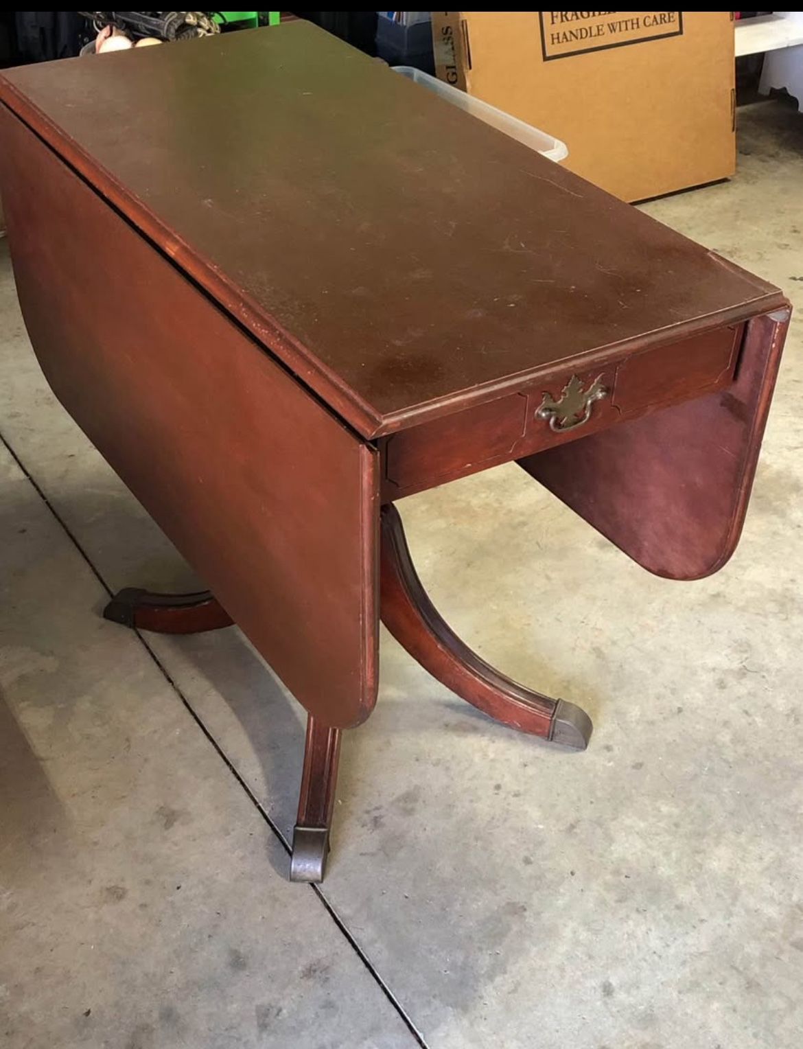 Early 1900’s Antique Drop Leaf Table