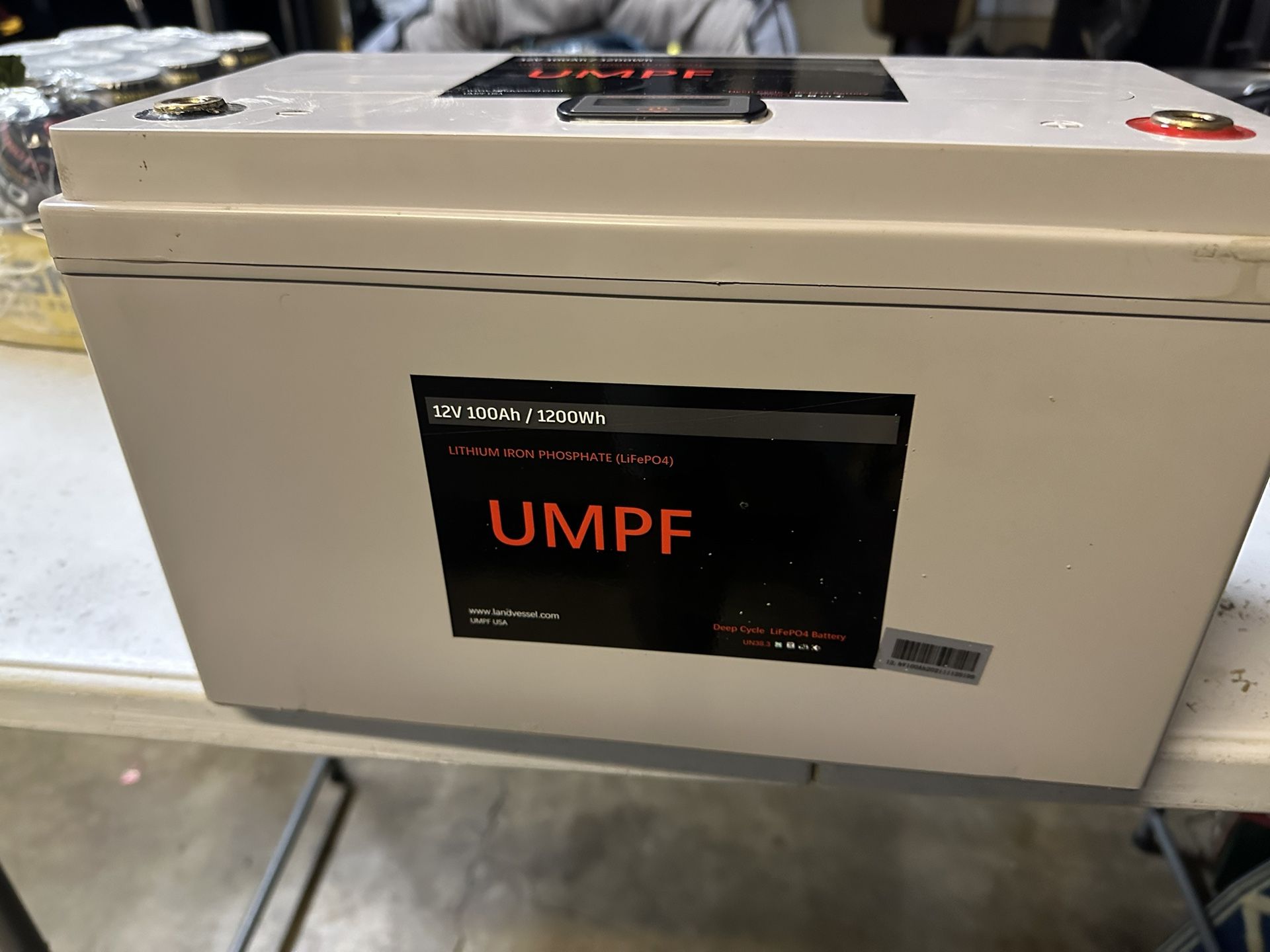 UMPF Lithium 12v 100AH/ 1200WH BATTERY