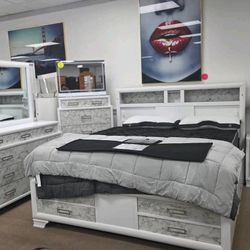 Trendy Bedroom Set - Offer - New - Bed - - Bedside Table - Dresser and Mirror. Financing available. Ask For Price